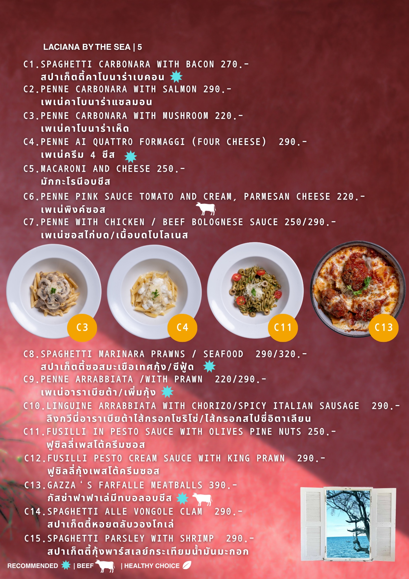 Laciana menu page 8